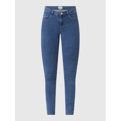 Zdjęcie Jeansy o kroju skinny fit z mieszanki wiskozy model ‘Rain’