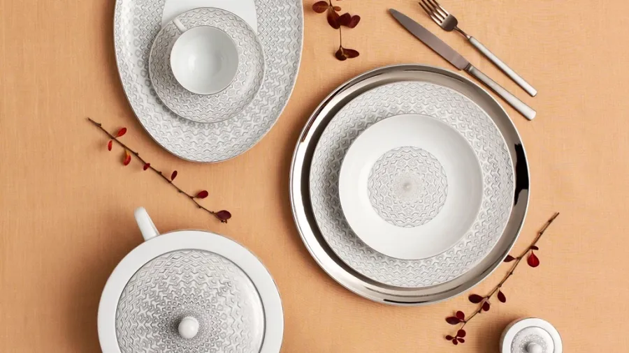 obrazek 3 Zjawiskowa zastawa stołowa z porcelany - Porcel