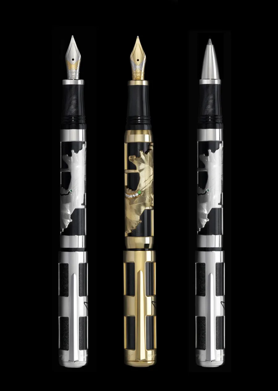 picture 4 Paulo Coelho - Sophisticated Fountain Pen Gold / Diamonds