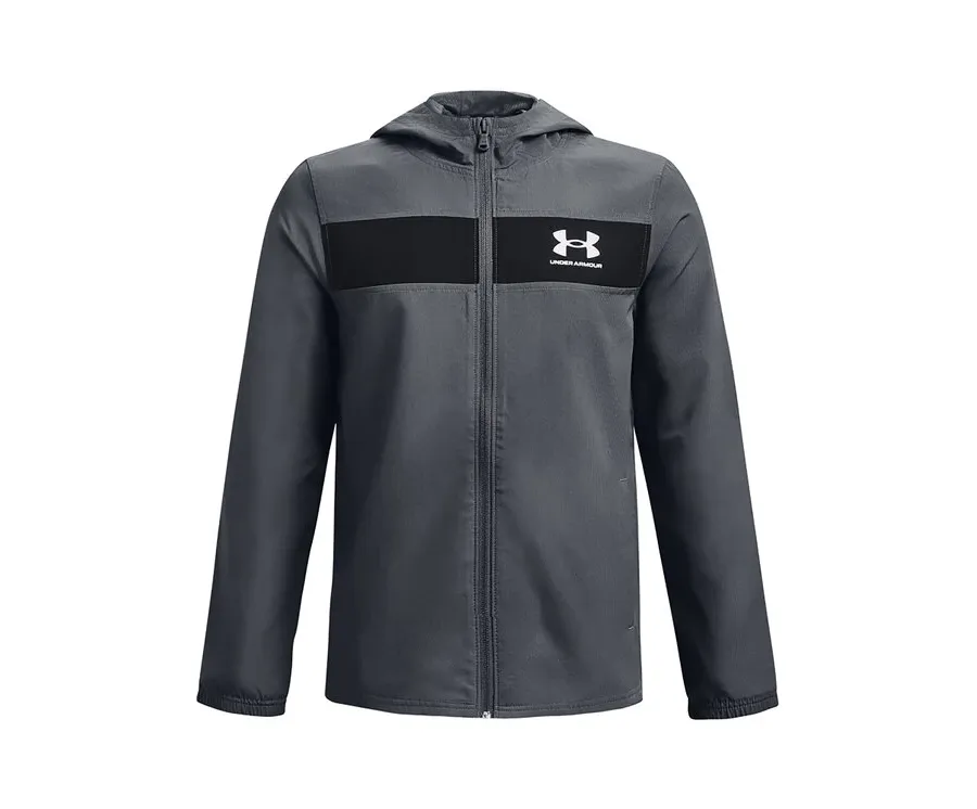 obrazek 1 Under Armour Kurtka przejściowa UA SPORTSTYLE WINDBREAKER 1370183 Szary Regular Fit