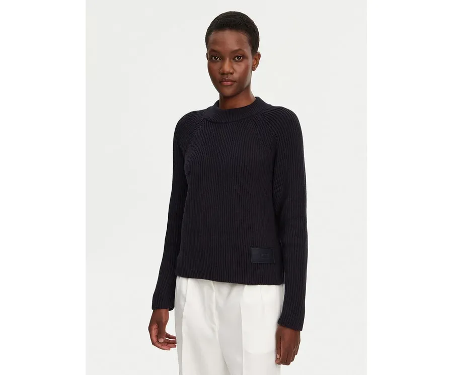 obrazek 1 AMI PARIS Sweter FKS024.KN0031 Granatowy Regular Fit