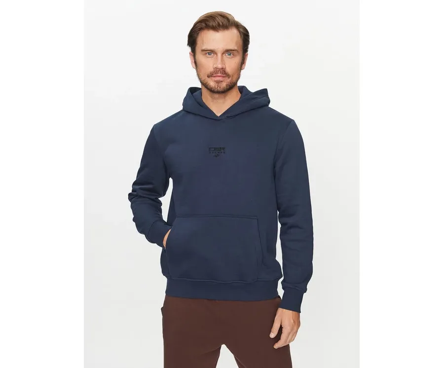 obrazek 1 4F Bluza 4FAW23TSWSM0710 Granatowy Regular Fit