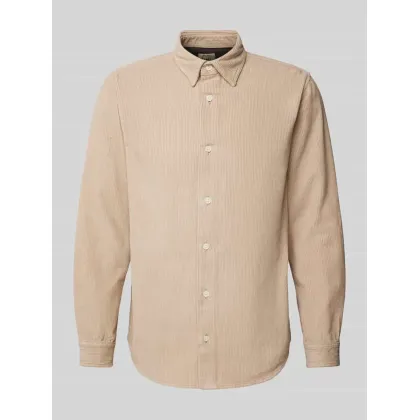 Zdjęcie Koszula sztruksowa o kroju regular fit z kołnierzykiem typu kent model ‘TRISTAN’