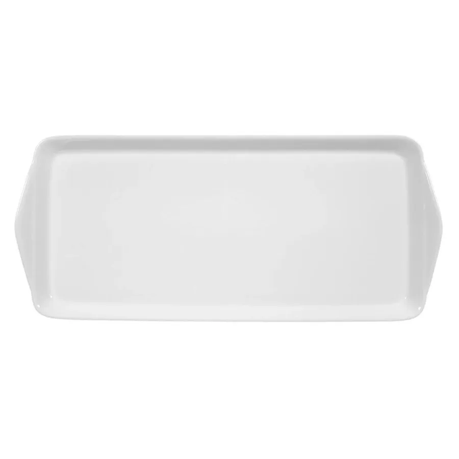 obrazek 1 Piękny prostokątny porcelanowy talerz na ciasto w stylu klasycznym – Tettau