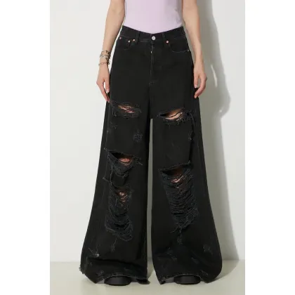 Zdjęcie VETEMENTS jeansy Destroyed damskie high waist UE64PA130B