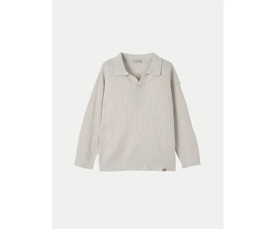obrazek 1 Mayoral Sweter 3367 Beżowy Regular Fit