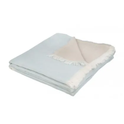 Zdjęcie Koc Twin Bleu z wełny merynosów 125x175 cm