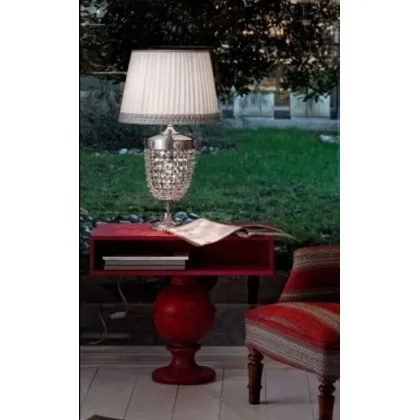 Zdjęcie Luksusowa lampka nocna do sypialni z kryształowymi dekoracjami