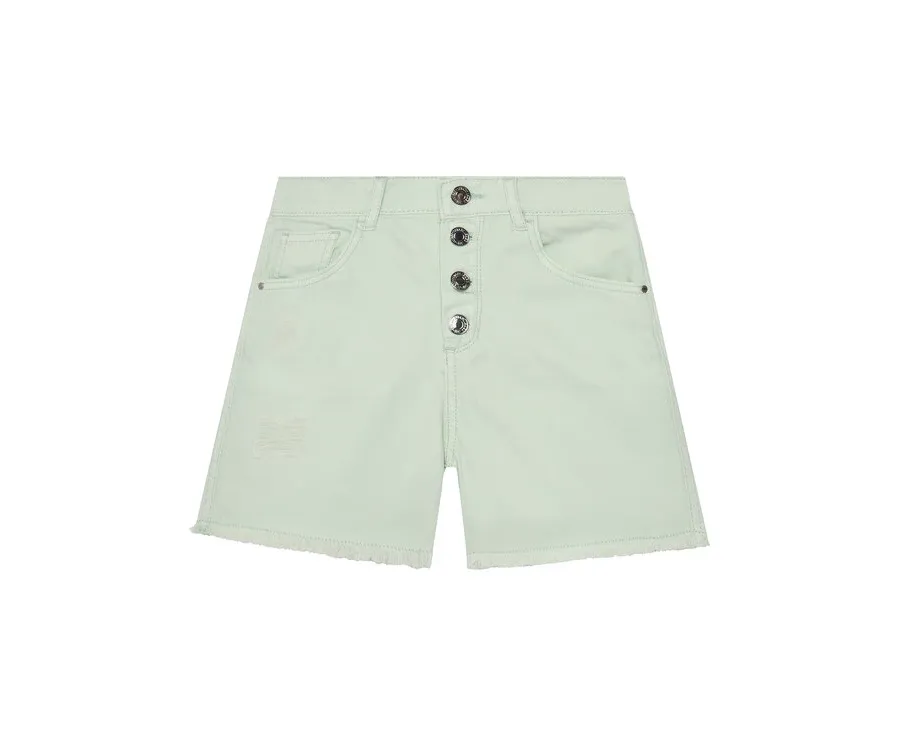 obrazek 1 Guess Szorty materiałowe J5GD29 WH6L0 Zielony Regular Fit