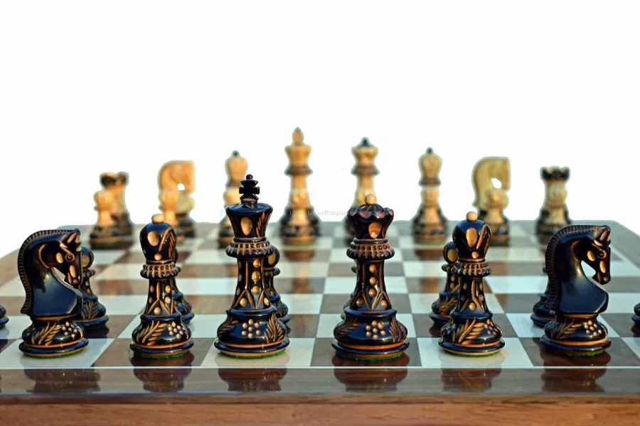 obrazek 2 Rewelacyjny drewniany pakiet do gry w szachy - The Chess Empire