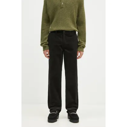 Zdjęcie Norse Projects spodnie sztruksowe Aros kolor zielony proste N25.0407.8109