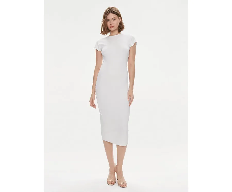 obrazek 1 Calvin Klein Sukienka letnia Q-Nova K20K206537 Biały Slim Fit