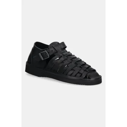Zdjęcie Fracap sandały skórzane Sandals damskie kolor czarny D025