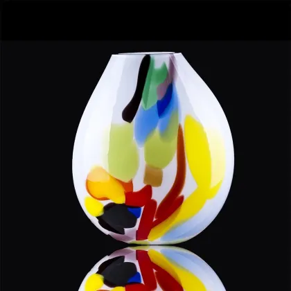 Zdjęcie Ręcznie wykonana kolorowa lampka Shogun z weneckiego szkla