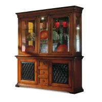 Picture Beautiful antique 3-door display cabinet