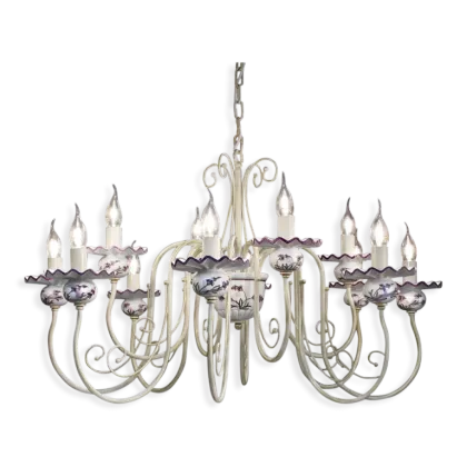 Zdjęcie Piękny duży żyrandol Sanremo w stylu klasycznym z Włoch