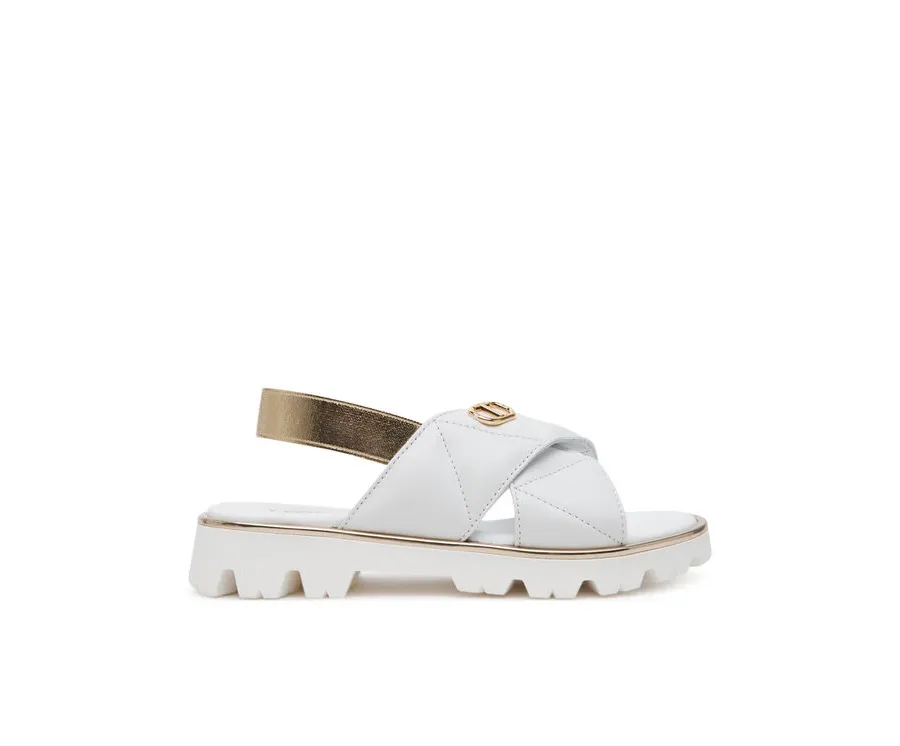 obrazek 1 TWINSET Sandały 251GCJ044 M Biały