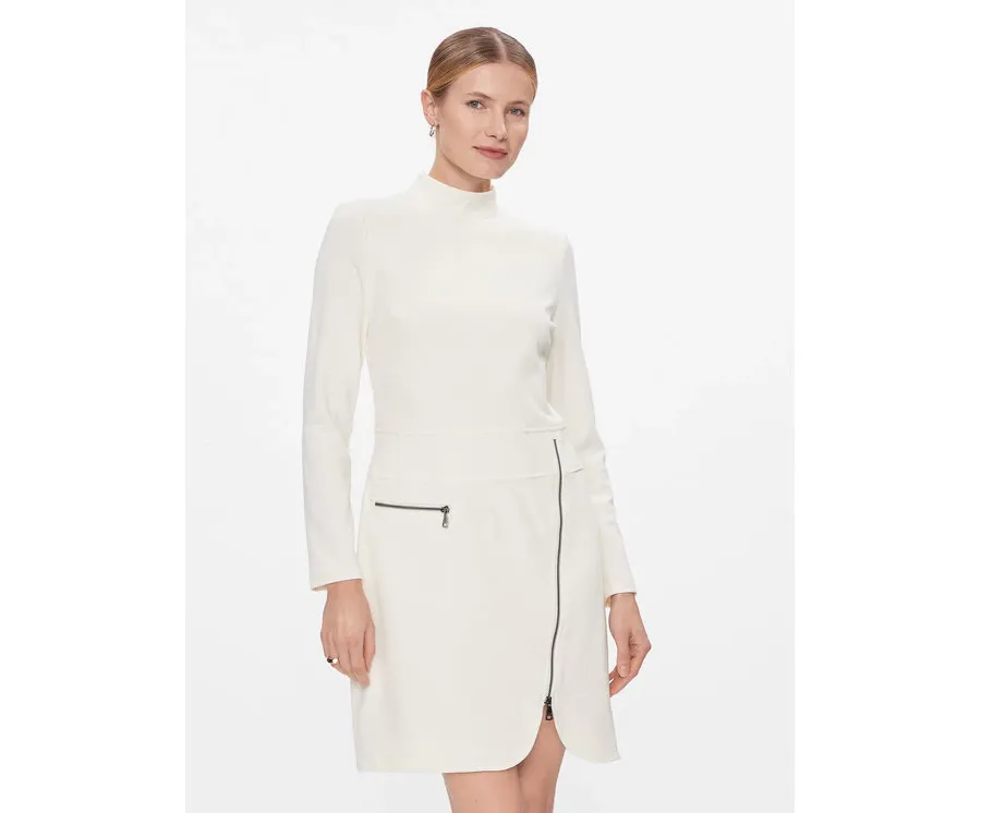 obrazek 1 DKNY Sukienka koktajlowa DD3J1430 Écru Regular Fit