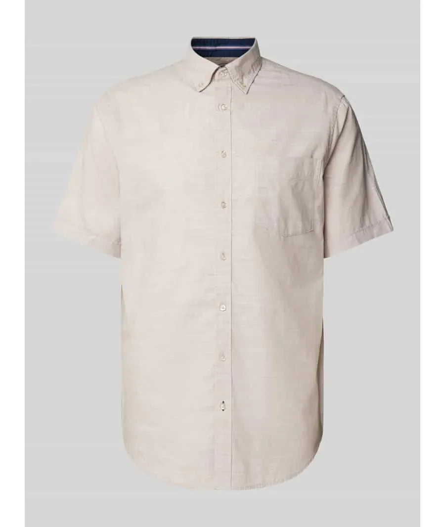 obrazek 1 Koszula casualowa o kroju regular fit z kołnierzykiem typu button down