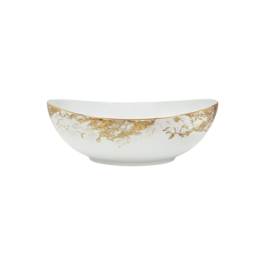 obrazek 1 Stylowa okrągła miska z porcelany z kolekcji Belle Epoque - Porcel