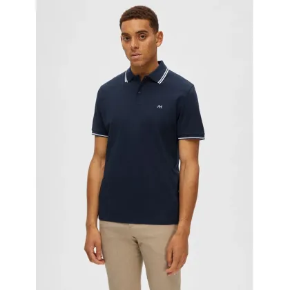 Zdjęcie Selected Homme Polo 16087840 Granatowy Regular Fit