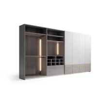 Picture A modern open Italian wardrobe for a stylish interior