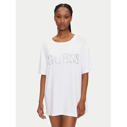 Zdjęcie Guess T-Shirt E5GI07 K68D2 Biały Regular Fit