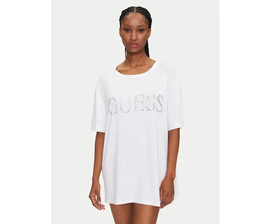obrazek 1 Guess T-Shirt E5GI07 K68D2 Biały Regular Fit