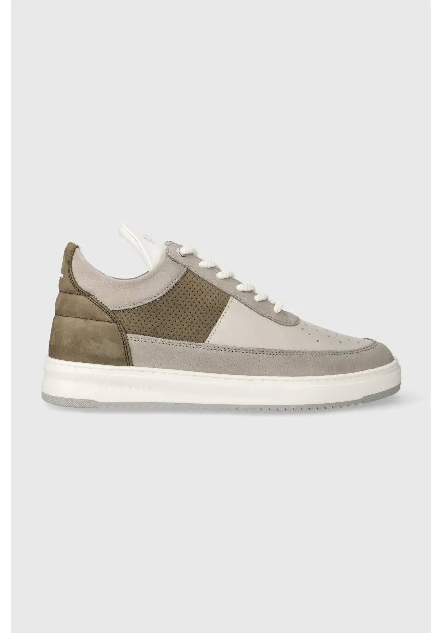 obrazek 1 Filling Pieces sneakersy skórzane Low Top Game kolor szary 10133151174