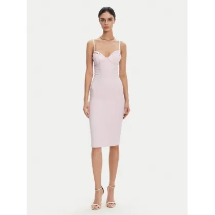 Zdjęcie Elisabetta Franchi Sukienka koktajlowa AB-702-51E2 Fioletowy Regular Fit