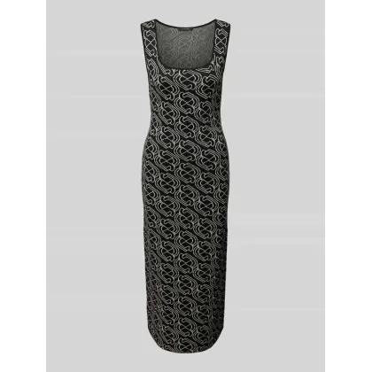 Zdjęcie Sukienka midi z okrągłym dekoltem