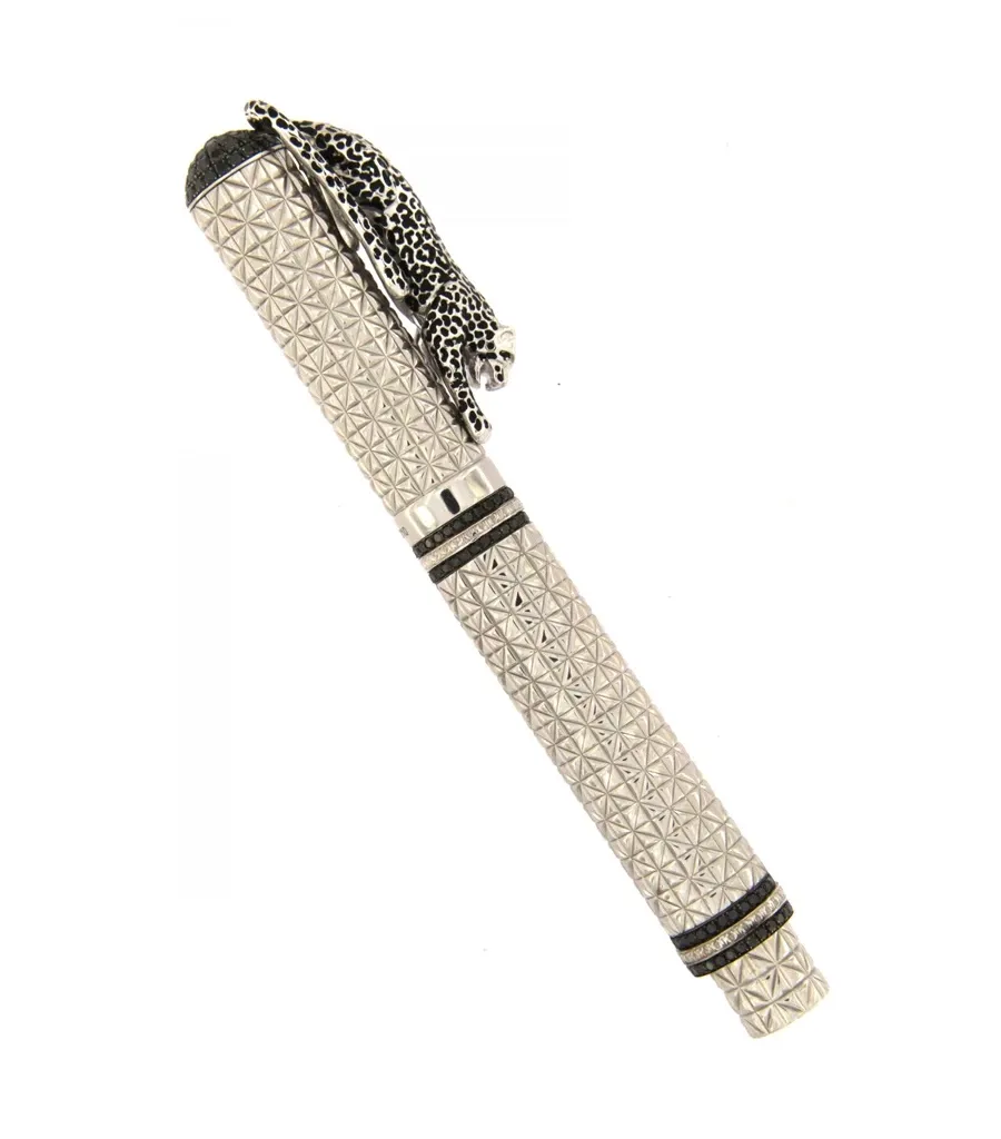 obrazek 2 Eleganckie pióro wieczne Panther in Black Diamonds
