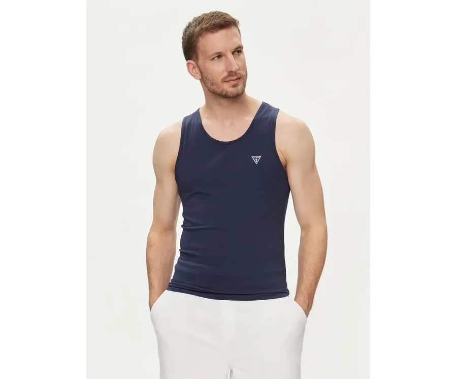 obrazek 1 Guess Tank top U97M02 KCD31 Granatowy Regular Fit