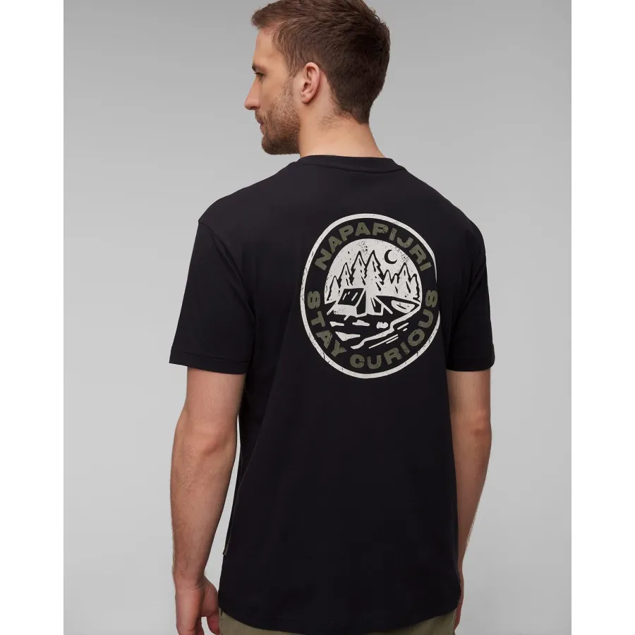obrazek 1 Czarny T-shirt Męski Napapijri S-kotcho