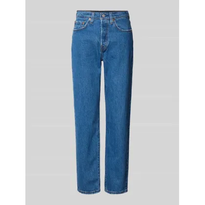 Zdjęcie Jeansy o kroju regular fit ze szlufkami na pasek model ‘501 CROP JAZZ POP’