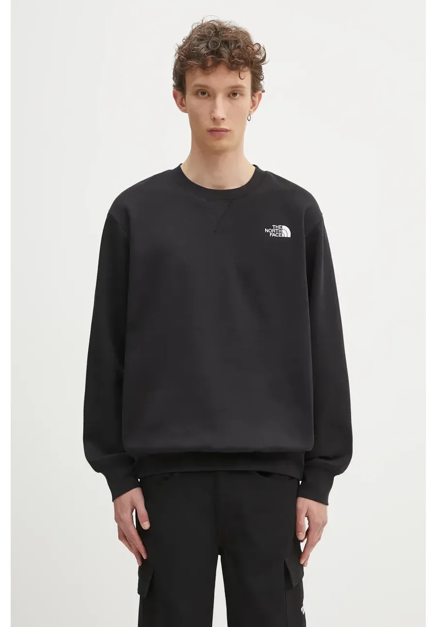 obrazek 1 The North Face bluza Essential Crew męska kolor czarny gładka NF0A89ETJK31