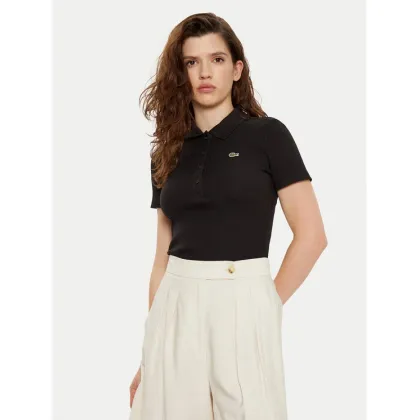 Zdjęcie Lacoste Polo DF5377 Czarny Slim Fit