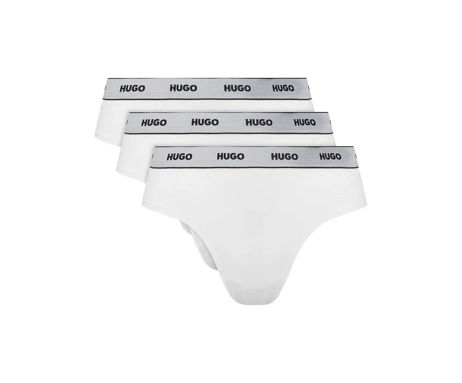 obrazek 1 HUGO Komplet 3 par fig klasycznych Triplet Pack Briefs 50545694 Biały