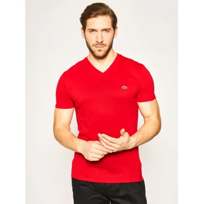 Zdjęcie Lacoste T-Shirt TH6710 Czerwony Regular Fit