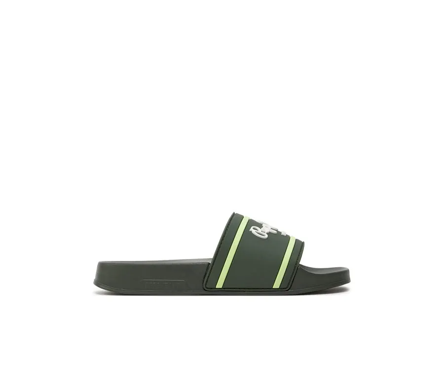 obrazek 1 Pepe Jeans Klapki Slider Logo B PBS70054 Khaki