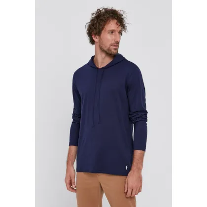 Zdjęcie Polo Ralph Lauren Longsleeve bawełniany 714844760001 kolor granatowy gładki