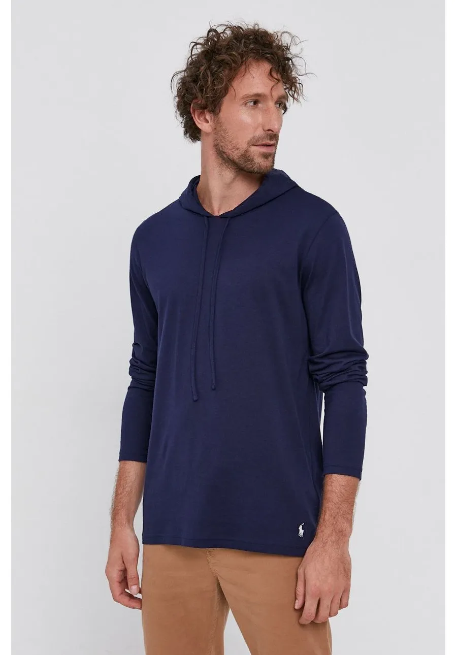 obrazek 1 Polo Ralph Lauren Longsleeve bawełniany 714844760001 kolor granatowy gładki