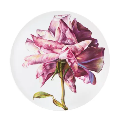 Zdjęcie Ręcznie malowany ozdobny talerz porcelanowy Floris