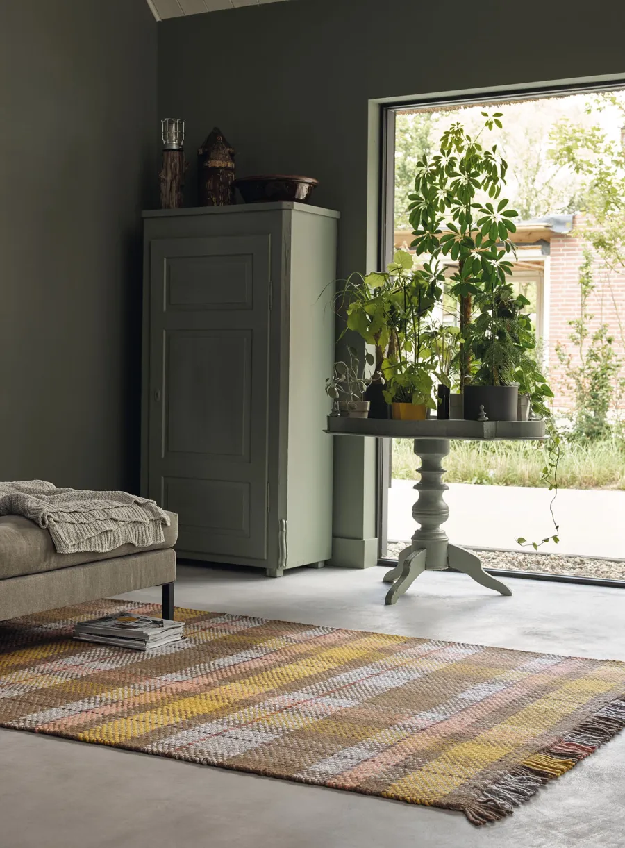 obrazek 3 Stylowy kilimowy dywan w kratkę - ATELIER JOLIE 49301