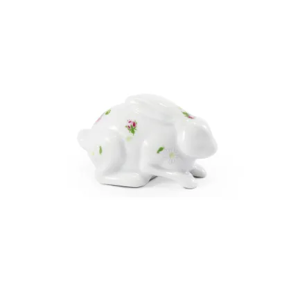 Picture Porcelain decoration – lying rabbit – Leander