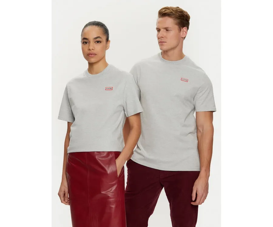 obrazek 1 Hunter T-Shirt HARU0006242 Szary Regular Fit