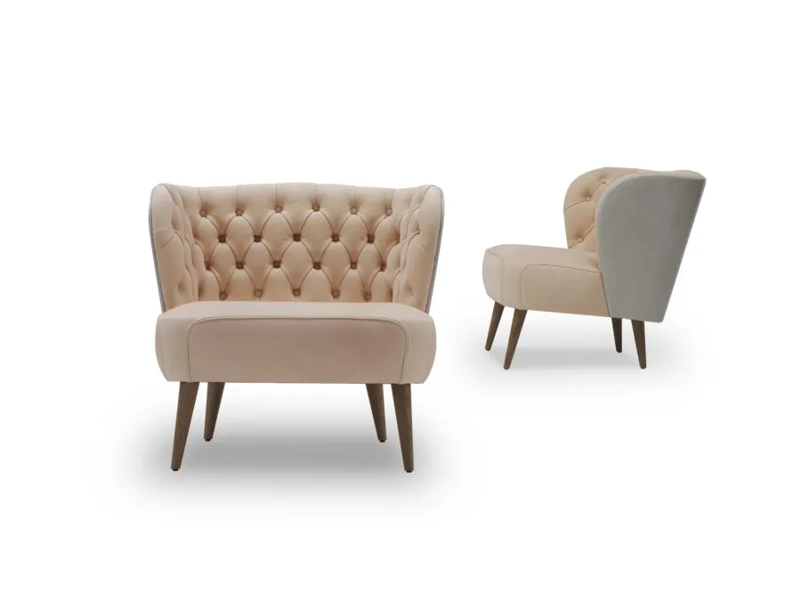 obrazek 1 Stylowy fotel Lady Matilda - Ulivi Salotti
