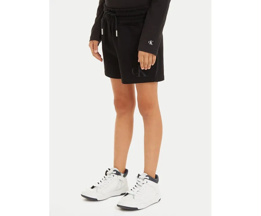 obrazek 1 Calvin Klein Jeans Szorty sportowe Iridescent IG0IG02452 Czarny Regular Fit