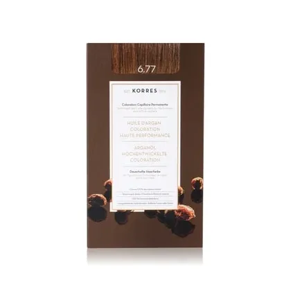 Zdjęcie KORRES Argain Oil Advanced Hair Colour Gianduja 6.77 Farba do włosów 1 szt.