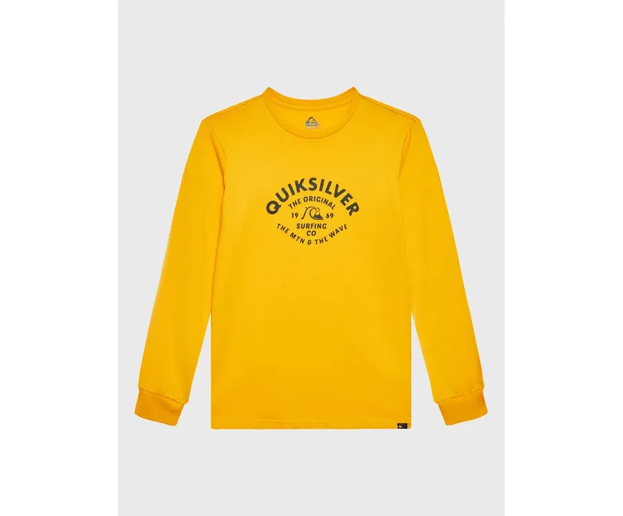 obrazek 1 Quiksilver Bluzka Script Talk EQBZT04514 Żółty Regular Fit